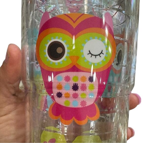 TERVIS Clear 24 ounce OWL with vibrant pink lid. NEW - Picture 5 of 10